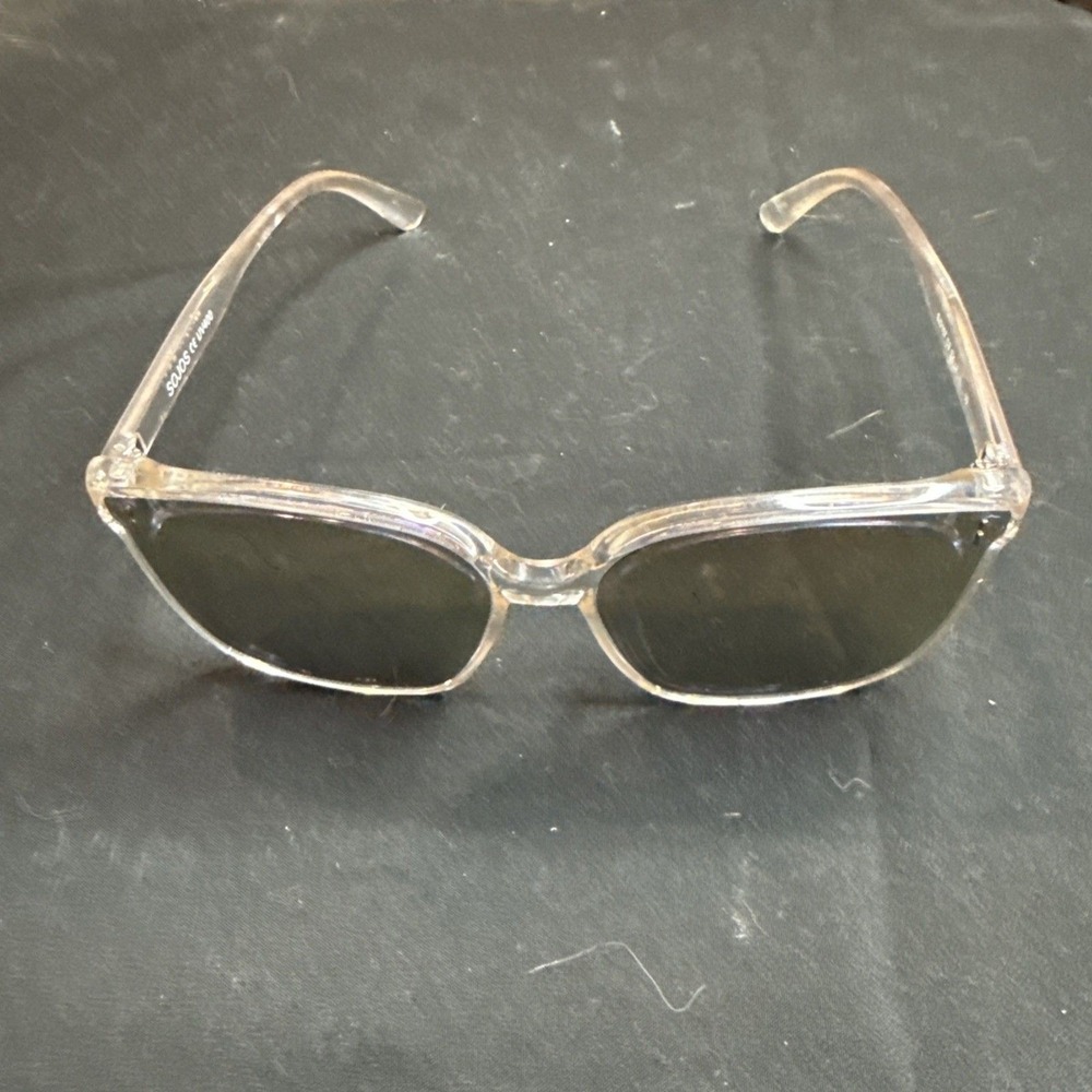 SOJOS Sunglasses for Women Men Vintage Style Shades SJ2157, Clear/Brown